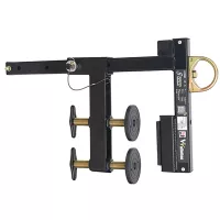 Point d`ancrage transportable pour parapet